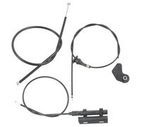 Maniglia di Rilascio del Compatibile con BMW per Serie 5 E39 525I 530I 3 Pezzi Cavo Bowden Motore Auto Cofano Rilascio Accessori Filo 51238176596