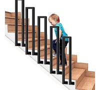 Maniglia di sicurezza a forma di U per interni ed esterni, moderna scala nordica, supporto antiscivolo per garage, mansarda e giardino, con elegante soluzione di sicurezza