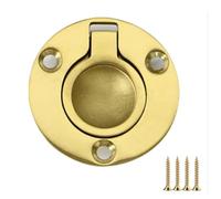 Maniglia di sollevamento a filo for boccaporto rotondo da 50 mm for barche, placcata in ottone, in acciaio inossidabile 316