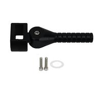 Maniglia di sollevamento per cric per moto, in alluminio anodizzato, design antiscivolo, leva compatta portatile per K 1200 R 1200 S 1300 R 1300 S Accessori di ricambio (Nero)