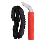 Maniglia di supporto per portiera auto, resistente, capacità di 450 libbre, ergonomica, antiscivolo, maniglia di supporto portatile per auto, per chi soffre di anziani, in lega di alluminio (rosso)