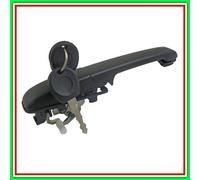 Maniglia Esterna Anteriore Destra-Nera-Con Chiave-Senza Chiusura Centralizzata V