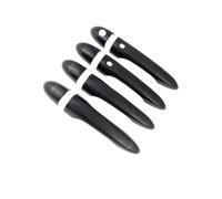 Maniglia Esterna Della Porta Compatibile Con Maserati Per Levante 2017 2018 2019 2020 2021 2022 2023 2024 Copri Maniglie Porte Carbonio Nero Lucido Auto Accessori(Gloss Black 2 Smart)