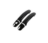 Maniglia esterna di ricambio per auto per Viva S07 2006 2007 2008 2009 2010 2011 2012 2013 2014 copertura per maniglia della porta adesivo antiruggine accessorio esterno auto gadget (nero) (argento)