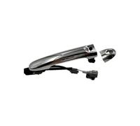 Maniglia esterna for porta 1 pezzo compatibile con Nissan Tiida Versa 12-20 Almera 11-20 CUBE 09-14 JUKE 11 MICRA MARZO 10-19 Con sensore a pulsante(Black,Front Left with hole)