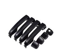 Maniglia esterna nera for portiera anteriore posteriore sinistra conducente o destra passeggero compatibile con Toyota 4Runner Prado Land Cruiser Lexus GX460(Front Rear 4 Sides)