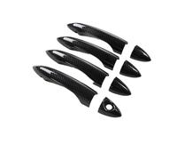 Maniglia Esterna Per Auto ABS Sostituzione Auto In Fibra Di Carbonio Maniglia Esterna Porta Grab Copertura Trim Adesivo Per Alfa Per Romeo Per Giulia Per Stelvio 2015-2020 Maniglie Porte Esterne(No sm