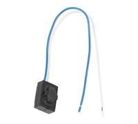 Maniglia esterna porta anteriore con piccolo interruttore a pulsante, ricambio diretto per i40 (2012-2018), in plastica nera, lato sinistro/destro, 1 pezzo