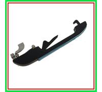 Maniglia Esterna Posteriore Sinistra-Nera-Con Inserto Cromato-Nera-Senza Foro No