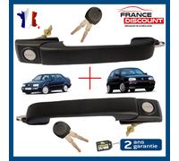 Maniglia Esterna Sinistra E Destra + Cilindro + 2 Chiavi Per Golf 3 III TDI