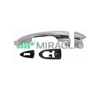 Miraglio Maniglia Esterna Anteriore DX per Lancia Ypsilon 5p 2011 Cromata Senza Buco Chiave