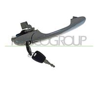 Maniglia Esterna Anteriore Destra-Cromata-Con Set Chiavi E Nottolino Fiat 500 S-