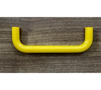 Maniglia estraibile cassetto HEWI plastica gialla metà secolo moderna origina...