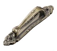 Maniglia europea in lega di alluminio in stile antico per porte in legno, armadi, cassetti, porte scorrevoli e antiruggine (La grande età verde)