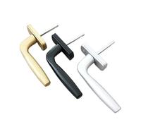 Maniglia Finestra 1 Pz Maniglia for Albero Quadrato Finestra a battente in Alluminio 7*7mm Maniglia Quadrata for La Casa Casella di Blocco Supporta la Trasmissione Maniglia di Blocco Maniglia Porta Fi