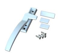Maniglia Finestra Acciaio plastico Addensato Push Open e Wndow Sette Caratteri Hardware for Finestra in Lega di Zinco Maniglia for Porta Chiusura con Fibbia Maniglie per Finestre(Left 1pcs)