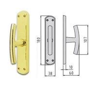 Ghidini 1781210 Gratz Milena Cremonese, in Ottone Lucido, Fori Ez, Quadro 7 mm, Neutro