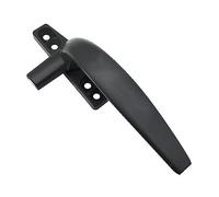 Maniglia Finestra PVC Alluminio Maniglia Per Finestre In Lega Di Alluminio Con Serratura Piatta Aperta Anteriore Tenda Legno Lastre Scorrevole A Porta Hardware(Black,Left)