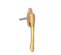 Maniglia Finestra PVC Gestione Della Finestra Lega Di Alluminio Pieghevole Aderente Con La Maniglia In Acciaio Quadrata Piatta(GOLD)