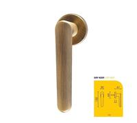 Maniglia finestra serie RENATO in zama, design moderno varie finiture