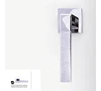 Maniglia finestra TORINO BICOLOR in Zama - Design Moderno squadrato