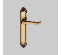 Maniglia fiorella con placca foro yale q8/85