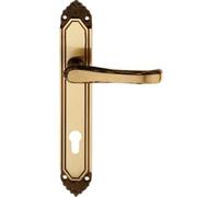 MANIGLIA 'FIORELLA' CON PLACCA FORO YALE Q8/85