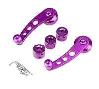 Maniglia for alzacristallo auto Manovella di sollevamento Leva manuale universale in lega alluminio Accessori Pezzi ricambio modificati(Crank Handle Purple)