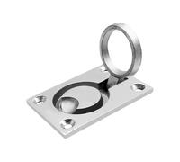 Maniglia for boccaporto in acciaio inossidabile 316 da 62 mm x 45 mm, maniglia di sollevamento con anello a filo, ferramenta for ponte