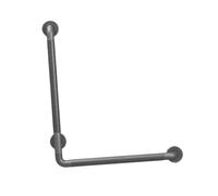 Maniglia For Doccia A Forma L,Ausili Di Sicurezza For Vasca Bagno,Barra Equilibrio For Bagno,La Superficie Ha Motivo Strutturato,Installazione Angolo Regolabile(45x45cm)