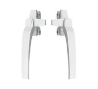 Maniglia for finestra in lega di alluminio tipo 38 for a battente universale for trazione laterale sinistra destra Leva(White)