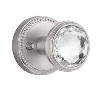 Maniglia For Porta A Canale, Cucina Interna Nera, Ripostiglio For Posate, In Cristallo, 1 Pz. 837-77-DM