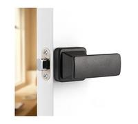 Maniglia for porta con serratura for la privacy, maniglie for porte interne, serratura for porta della camera da letto e del bagno, serratura for porte interne di sicurezza(Black1 whitout key)