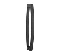 Maniglia For Porta Doccia, Maniglia Curva For Cabina Doccia, Distanza Fori 440 Mm, Adatta For Negozi Di Cabine Doccia For Uffici(Black)