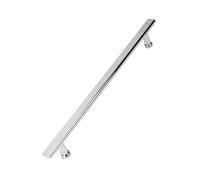 Maniglia For Porta Doccia, Maniglia Singola A Tubo Piatto, Maniglie For Porte In Acciaio Inossidabile 304, For Negozi Di Uffici, Docce E Negozi(Hole spacing 44cm)