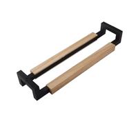Maniglia For Porta Doccia, Maniglie For Porte In Vetro, In Legno E Acciaio Inossidabile, For Ufficio, Cabina Doccia, Negozio, Negozio, Centro Commerciale(Hole Spacing 575mm)