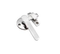 Maniglia for porta in acciaio inossidabile con doppia fibbia sigillata all'interno e all'esterno, robusta serratura for porta del forno a vapore ispessita, 1 pezzo(Double Opening Right)