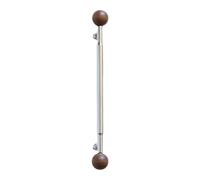Maniglia for porta in ottone, retro, for armadio, cassetto, creativo, interno ed esterno, leva for porta lunga, punzone argentato, installazione(L)