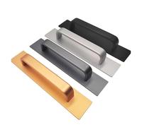 Maniglia For Porta Moderna In Lega Di Alluminio Autoadesiva, Push-pull, For Balcone, Finestra, Armadietto, Pomello, Ferramenta For Mobili(C)