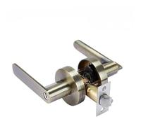 Maniglia for porta nera, leva quadrata for la privacy della camera da letto e del bagno con design sferico a tripla barra for porte interne(Style 6)