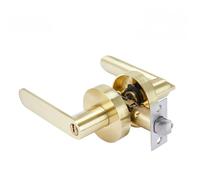 Maniglia for porta nera, leva quadrata for la privacy della camera da letto e del bagno con design sferico a tripla barra for porte interne(Style 10)