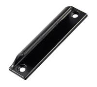 Maniglia for porta scorrevole in alluminio, 1 pezzo, in legno massello, for finestra a battente, 9 * 2 * 2 cm, nero/bianco/oro/argento(Black)