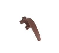 Maniglia for porte e finestre scorrevoli in lega di alluminio Maniglia for finestre Serratura vecchio stile Maniglia a sette parole Accessori for ferramenta(Brown)