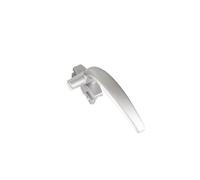 Maniglia for porte e finestre scorrevoli in lega di alluminio Maniglia for finestre Serratura vecchio stile Maniglia a sette parole Accessori for ferramenta(Silver)