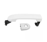 Maniglia for portiera compatibile con i modelli Nissan Versa dal 2007 al 2012, caratterizzata da un'elegante finitura nera e da un sistema di bloccaggio sicuro.(White)