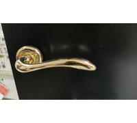 MANIGLIA FORME FLEXA PER PORTE INTERNE OTTONE CROMO SATINATO