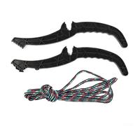 Maniglia freno snowboard con corda attaccata per una risposta immediata e una maggiore sicurezza del pilota in salita (Bao Black)