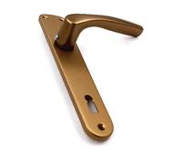 MANIGLIA GPB GABRY PLACCA 8X90 ALLUMINIO BRONZO - Ferrero Ferramenta
