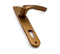 MANIGLIA GPB GABRY PLACCA YALE ALLUMINIO BRONZO - Ferrero Ferramenta