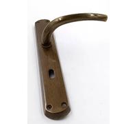 MANIGLIA GPB MILENA PLACCA 8X70 BRONZATO